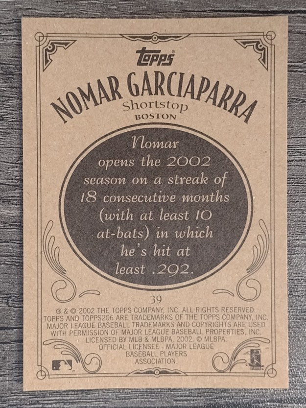 2002 Topps 206 #39 Nomar Garciaparra