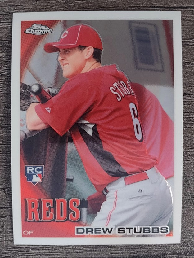 2010 Topps Chrome #219 Drew Stubbs RC