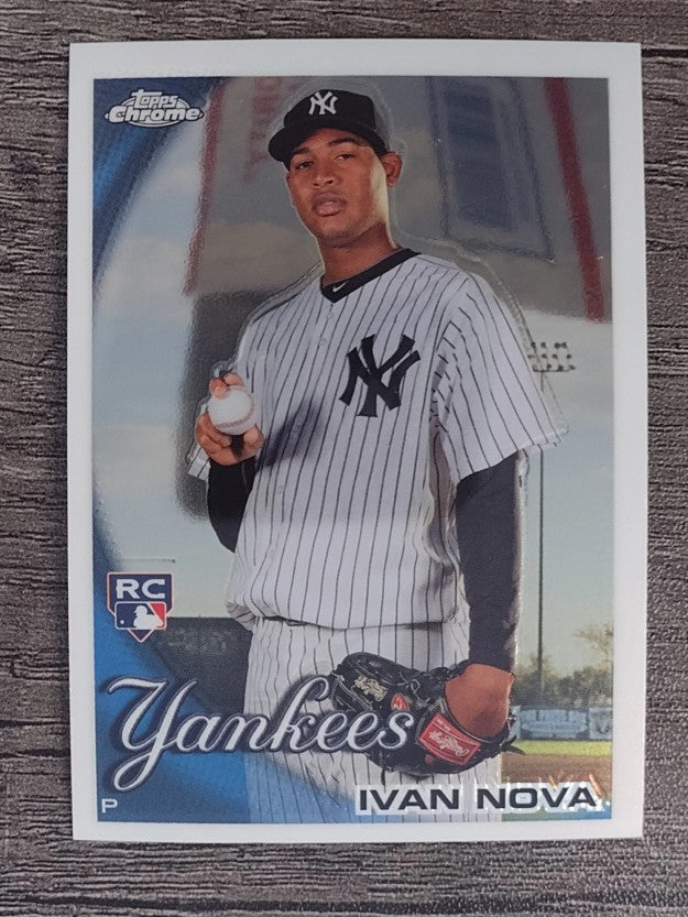 2010 Topps Chrome #214 Ivan Nova RC (EX)