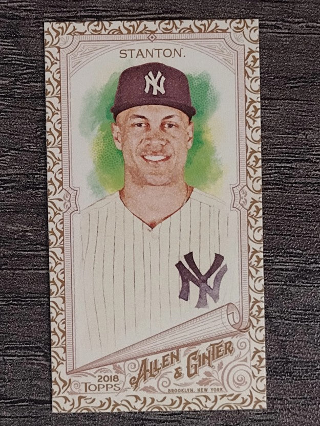 2018 Topps Allen and Ginter Mini Gold #15 Giancarlo Stanton