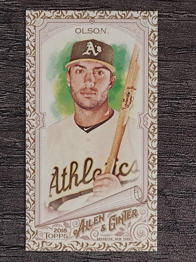 2018 Topps Allen and Ginter Mini Gold #160 Matt Olson