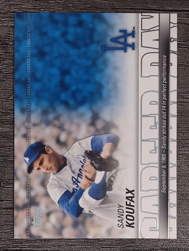 2012 Topps Career Day #CD5 Sandy Koufax