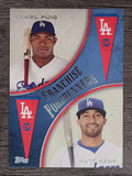 2013 Topps Update Franchise Forerunners #2 Yasiel Puig/Matt Kemp