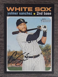 2020 Topps Heritage #372 Yolmer Sanchez