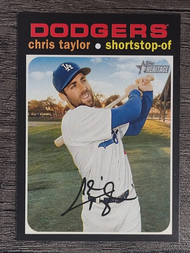 2020 Topps Heritage #57 Chris Taylor
