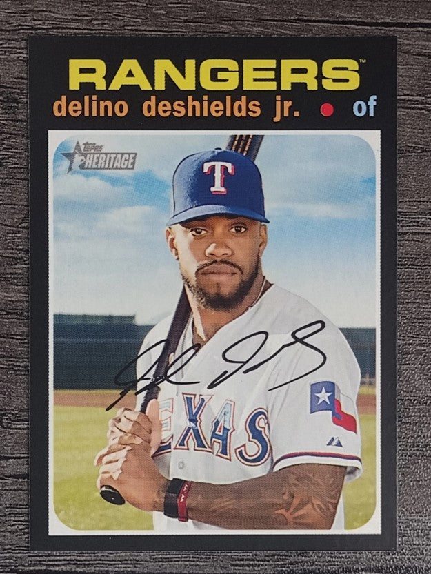 2020 Topps Heritage #266 Delino DeShields Jr.