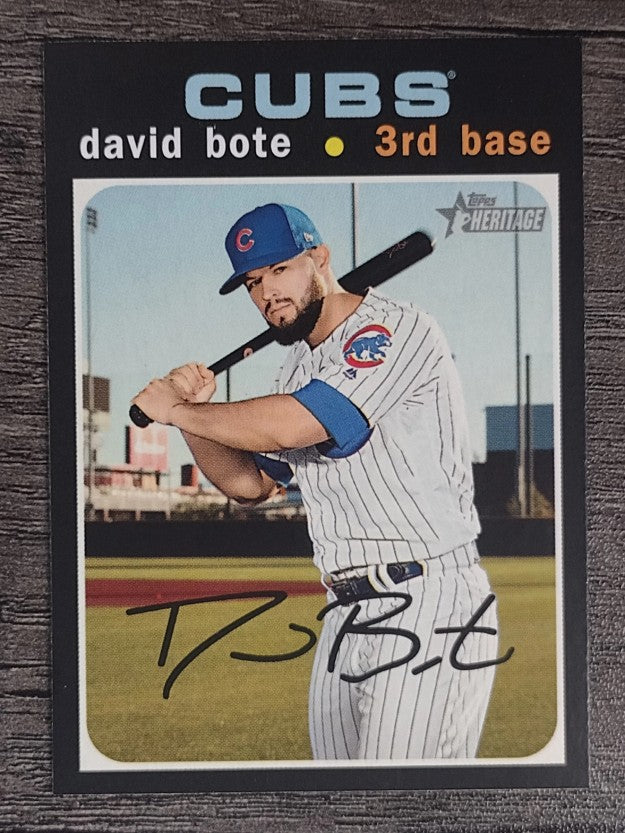 2020 Topps Heritage #84 David Bote