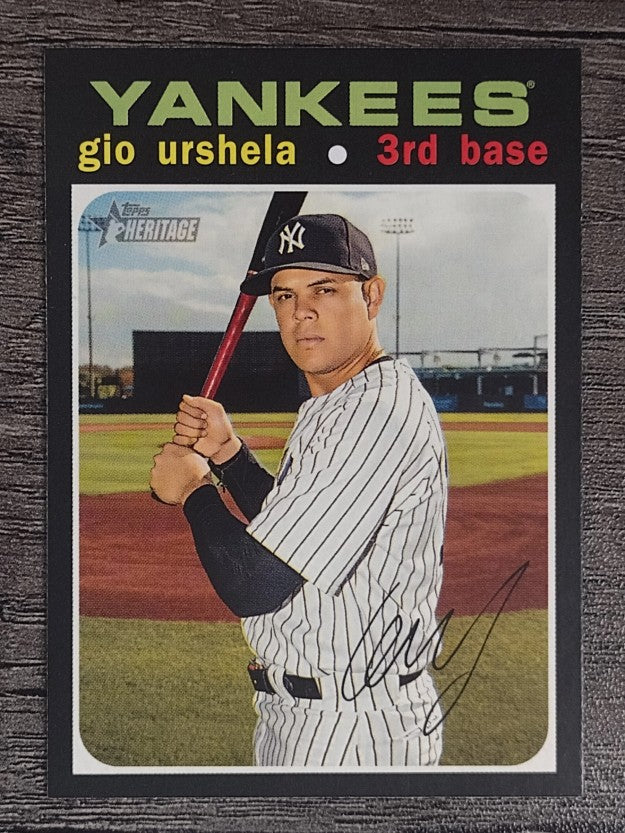 2020 Topps Heritage #8 Gio Urshela