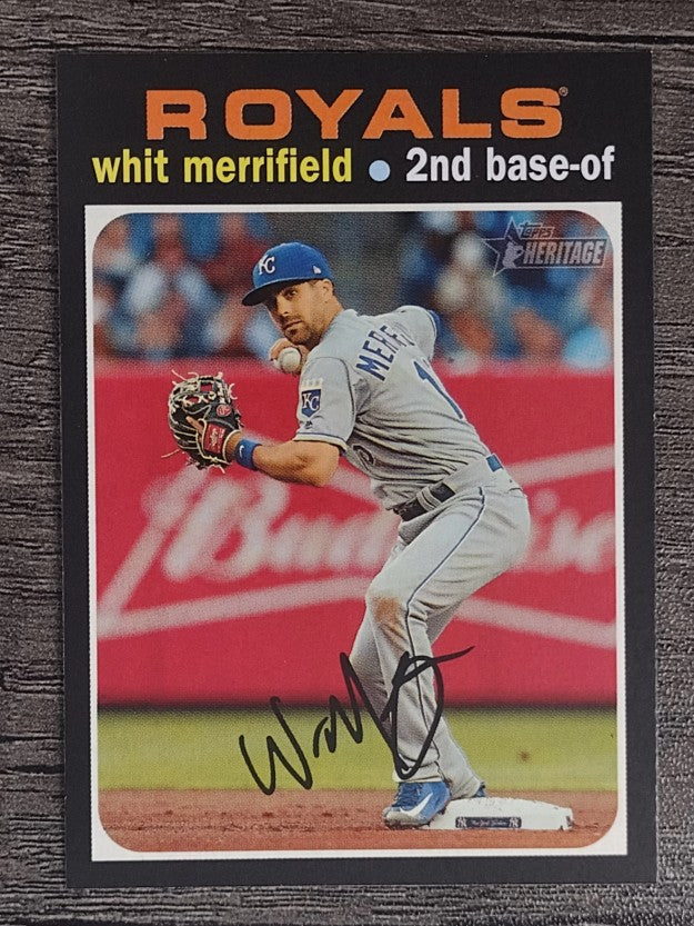 2020 Topps Heritage #118 Whit Merrifield