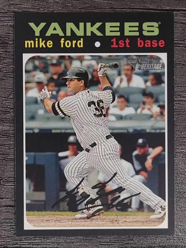 2020 Topps Heritage #358 Mike Ford