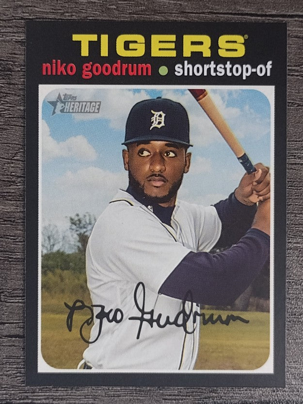 2020 Topps Heritage #388 Niko Goodrum