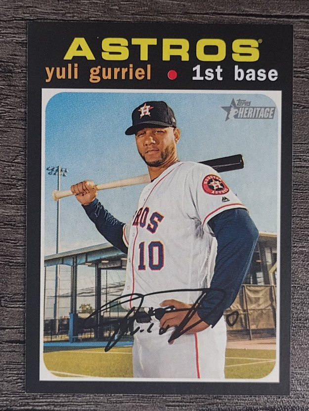 2020 Topps Heritage #17 Yuli Gurriel