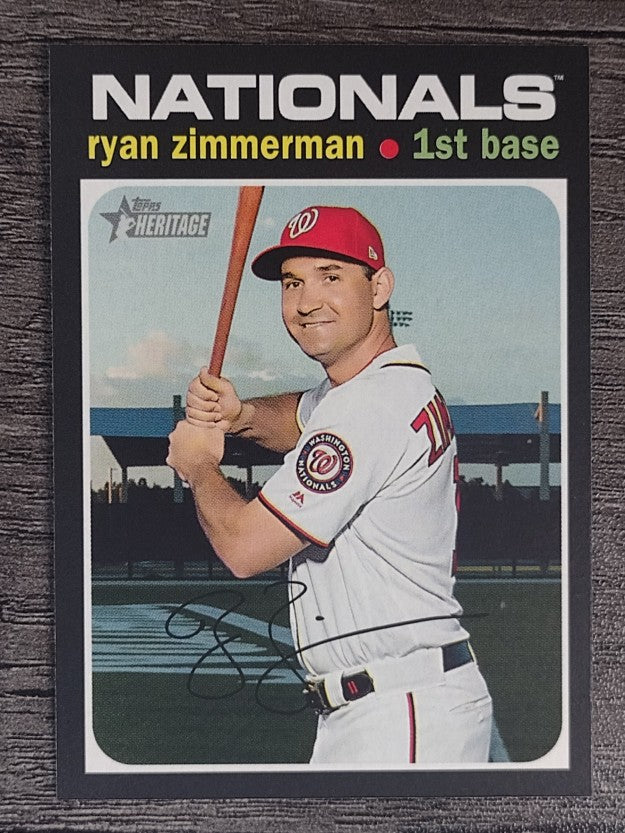 2020 Topps Heritage #251 Ryan Zimmerman