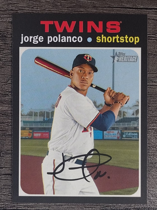 2020 Topps Heritage #236 Jorge Polanco