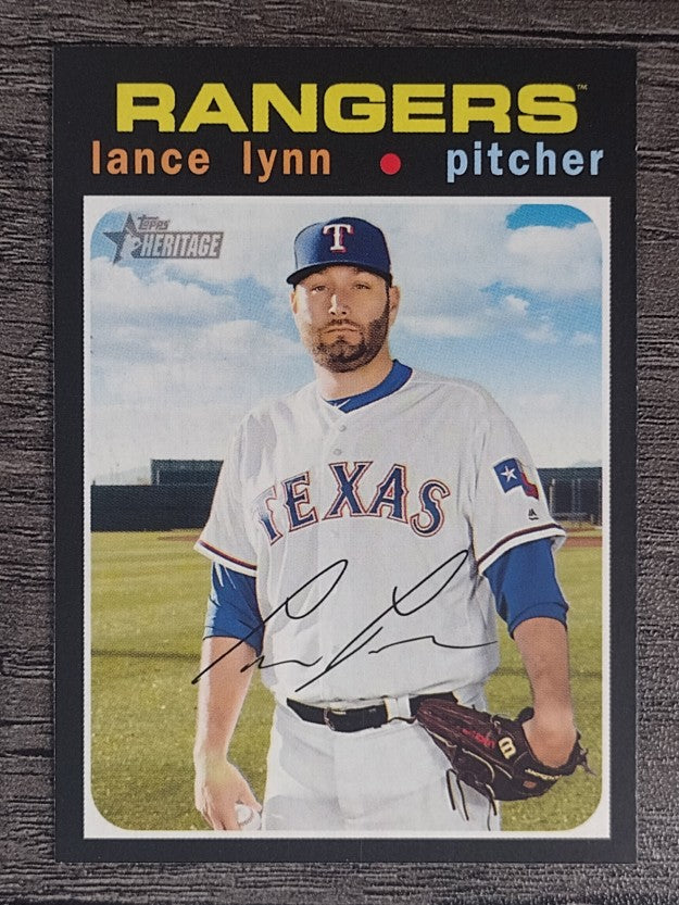 2020 Topps Heritage #169 Lance Lynn