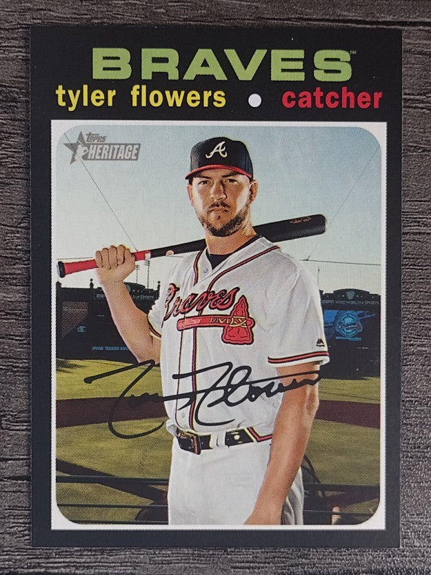 2020 Topps Heritage #108 Tyler Flowers