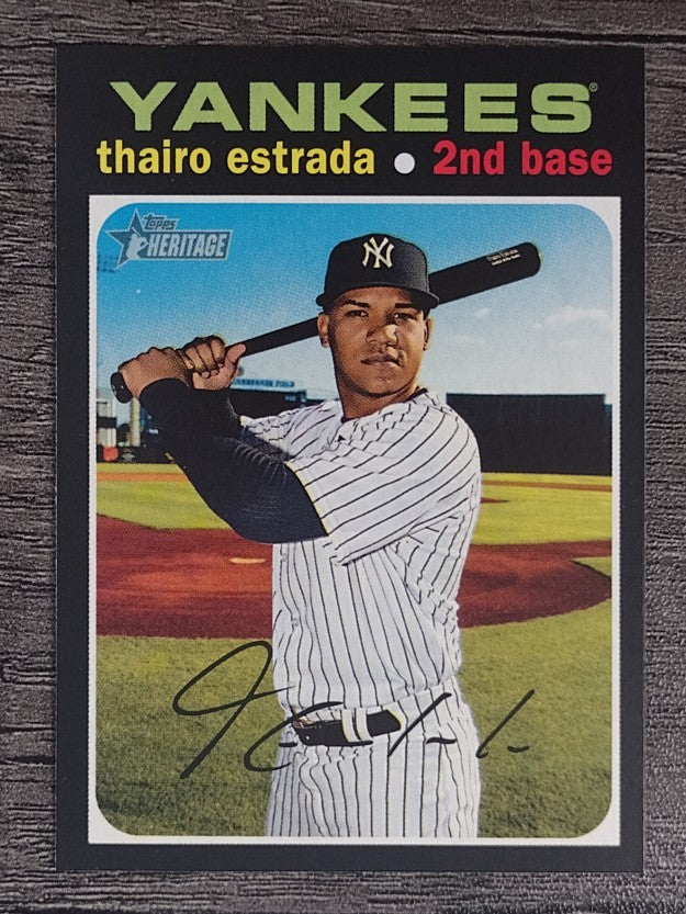 2020 Topps Heritage #313 Thairo Estrada