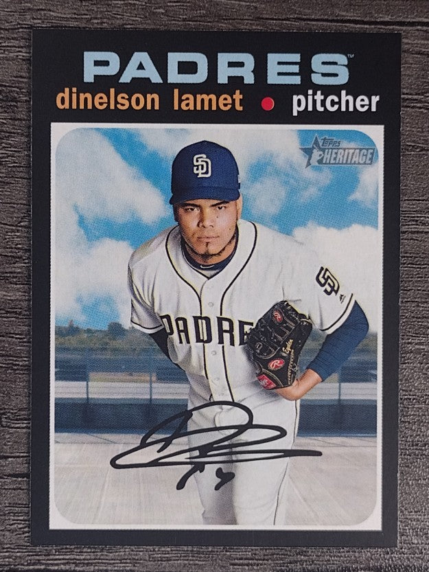 2020 Topps Heritage #176 Dinelson Lamet