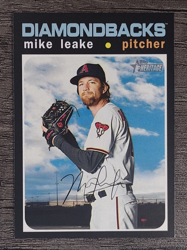 2020 Topps Heritage #293 Mike Leake