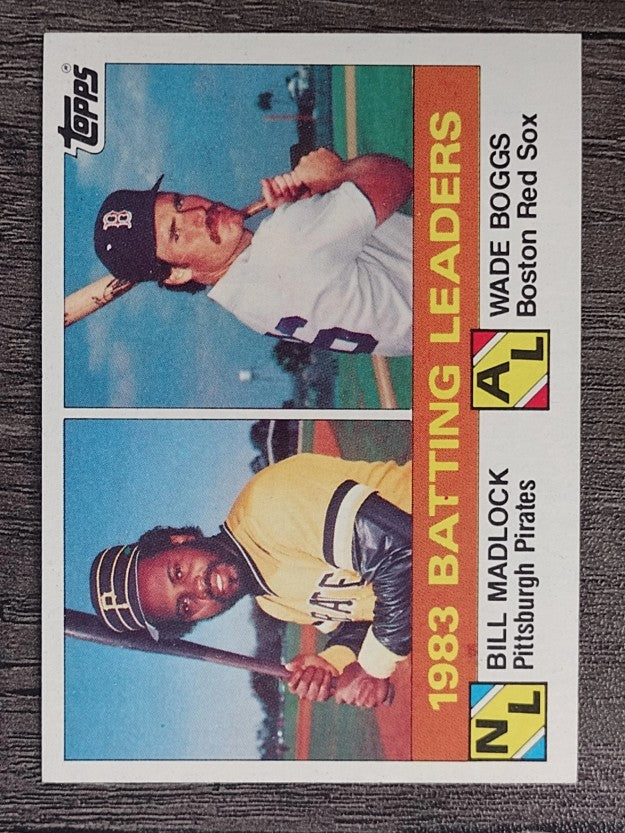 1984 Topps #131 Wade Boggs/Bill Madlock LL