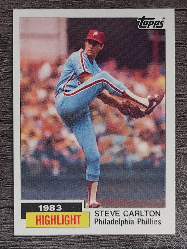 1984 Topps #1 Steve Carlton HL