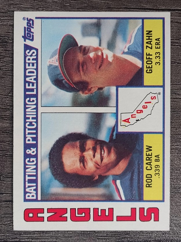 1984 Topps #276 Angels TL/Rod Carew