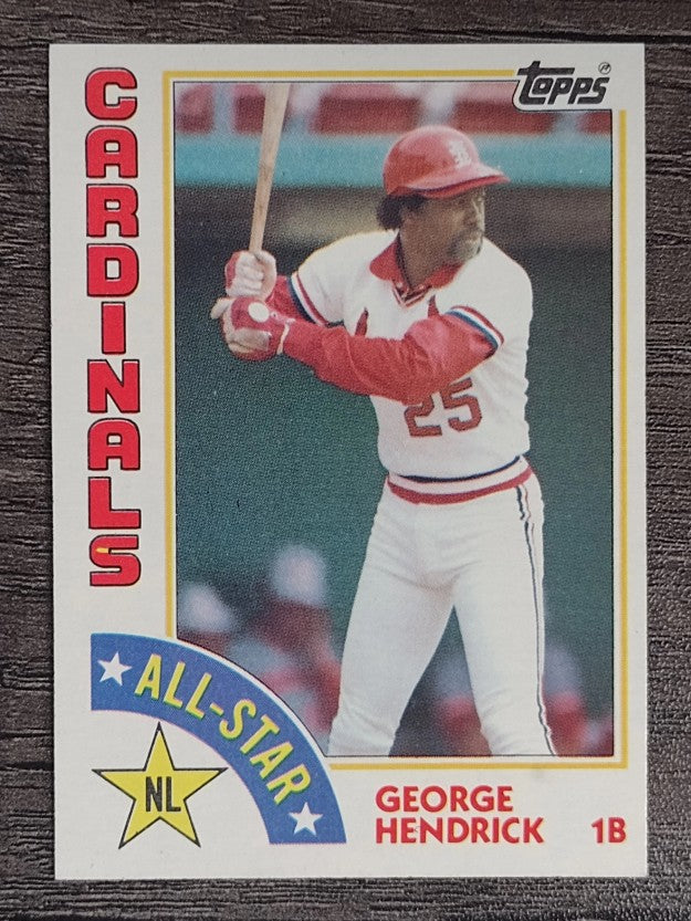 1984 Topps #386 George Hendrick AS