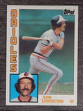 1984 Topps #604 John Lowenstein