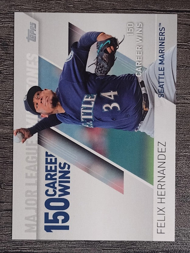 2017 Topps Major League Milestones #MLM15 Felix Hernandez