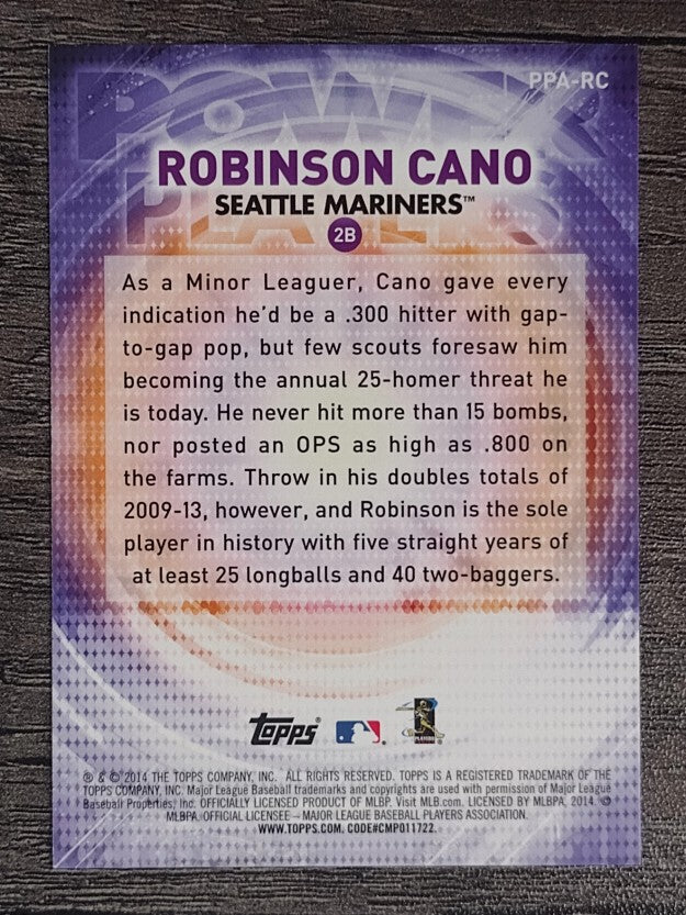 2014 Topps Update Power Players #PPARC Robinson Cano