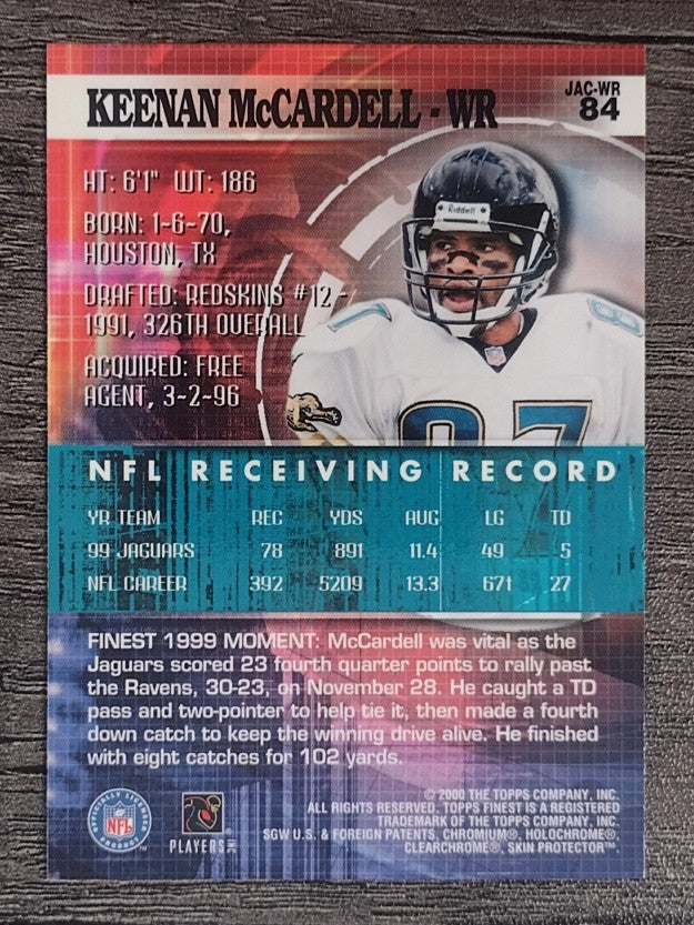 2000 Finest #84 Keenan McCardell