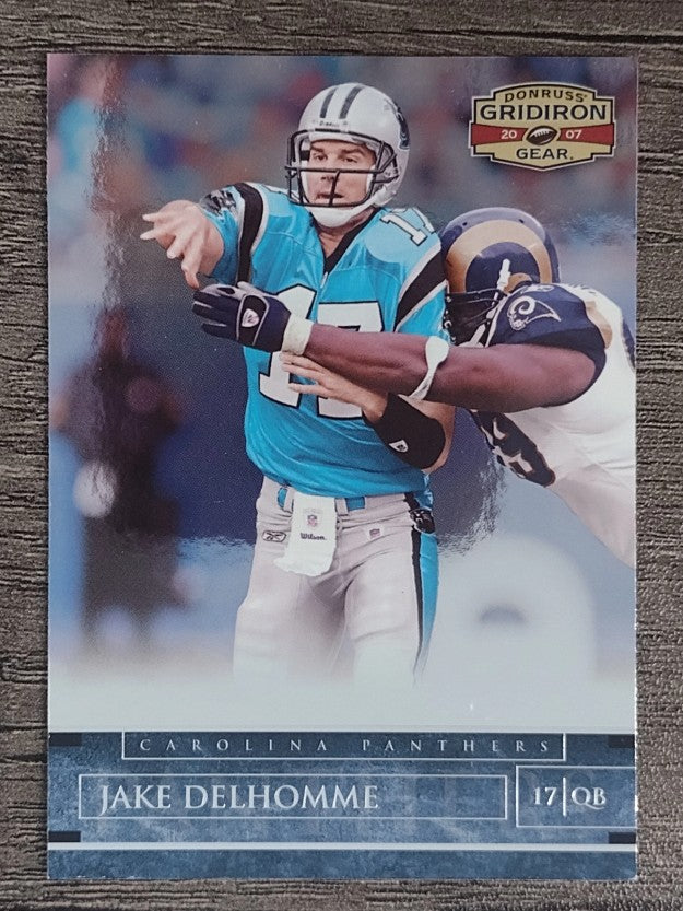 2007 Donruss Gridiron Gear #28 Jake Delhomme