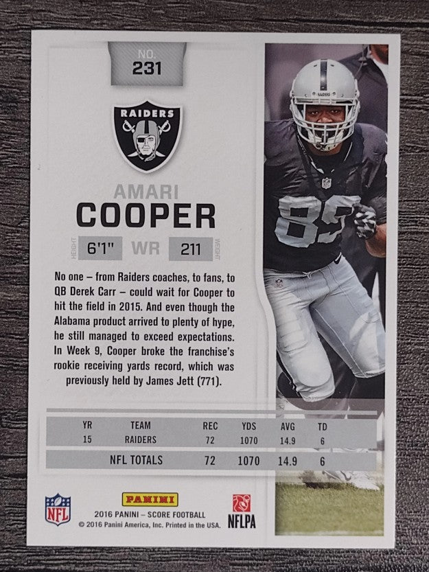 2016 Score #231 Amari Cooper
