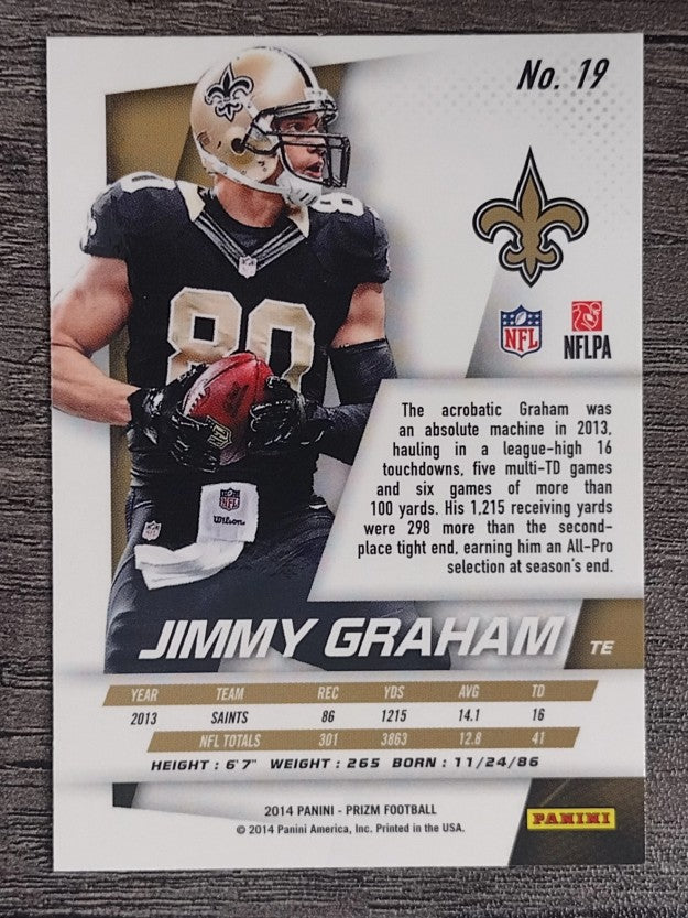 2014 Panini Prizm #19 Jimmy Graham