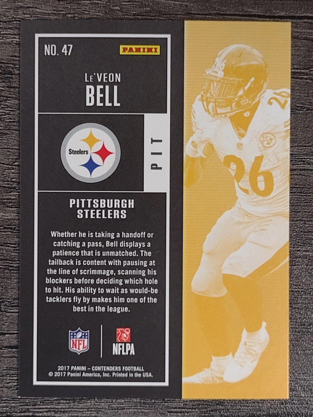 2017 Panini Contenders #47 Le'Veon Bell