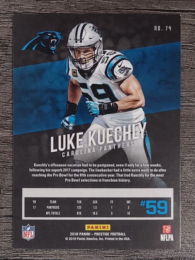 2018 Prestige #74 Luke Kuechly