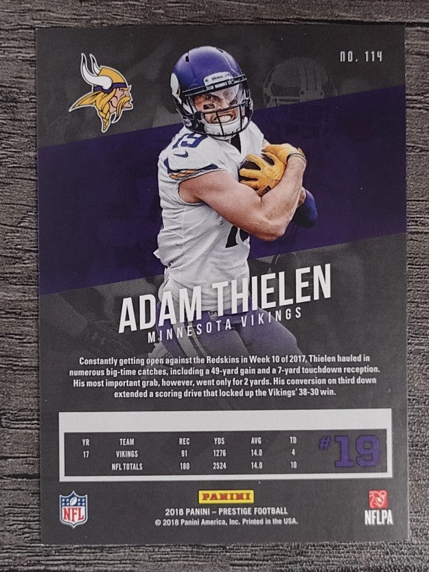 2018 Prestige #114 Adam Thielen