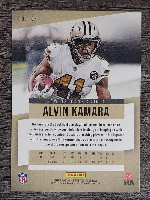 2019 Prestige #104 Alvin Kamara