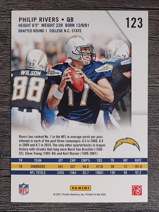 2011 Rookies and Stars #123 Philip Rivers