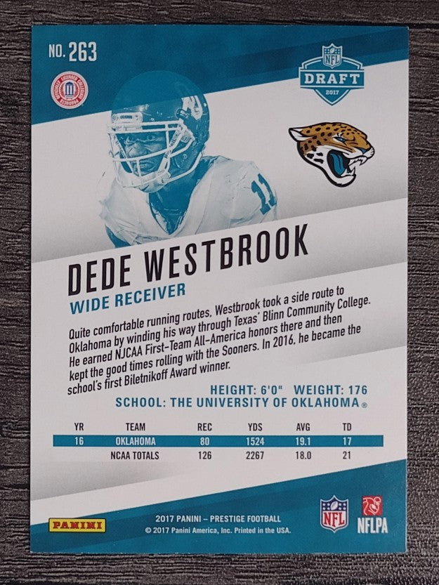 2017 Prestige #263 Dede Westbrook RC