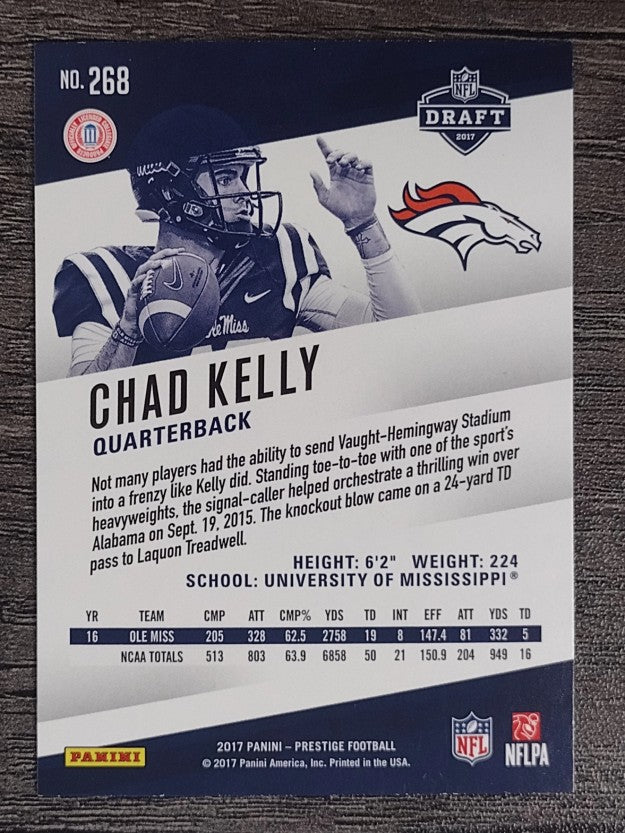 2017 Prestige #268 Chad Kelly RC