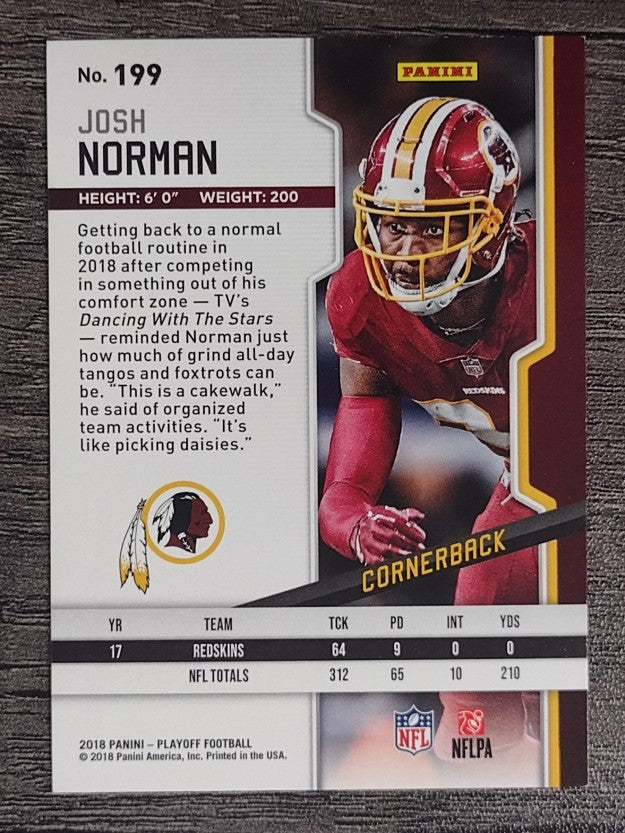 2018 Playoff #199 Josh Norman