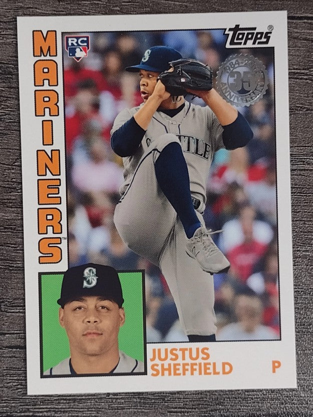 2019 Topps '84 Topps Rookies #84RJSH Justus Sheffield