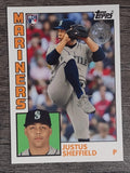 2019 Topps '84 Topps Rookies #84RJSH Justus Sheffield