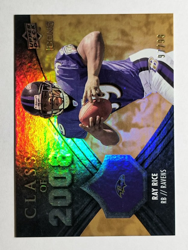 2008 Upper Deck Icons Class of 2008 Gold #CO32 Ray Rice
