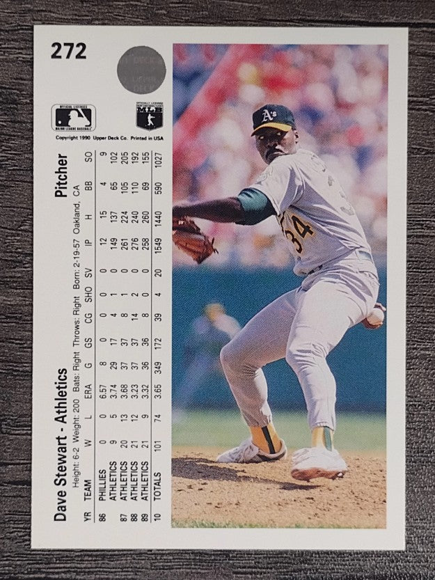 1990 Upper Deck #272 Dave Stewart