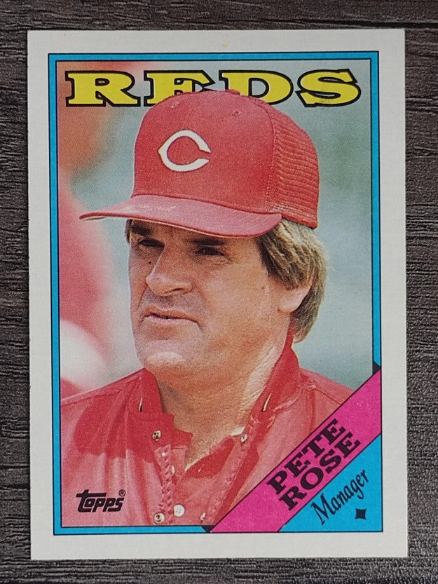 1988 Topps #475 Pete Rose MG