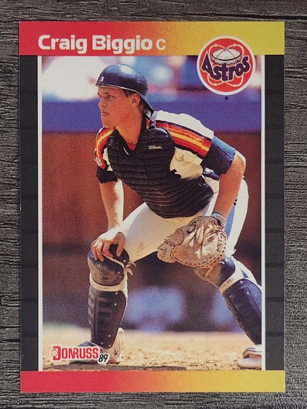 1989 Donruss #561 Craig Biggio DP RC (EXMT)
