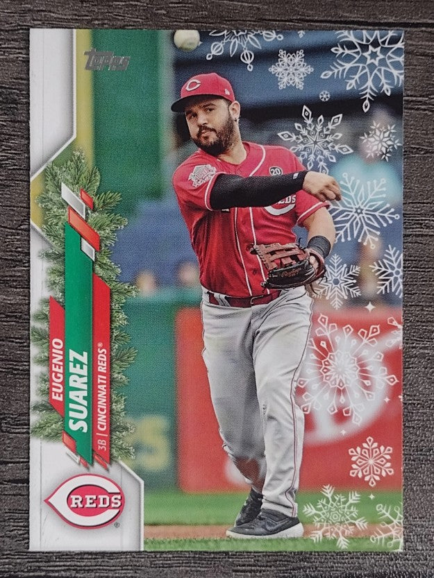2020 Topps Walmart Holiday #HW19 Eugenio Suarez