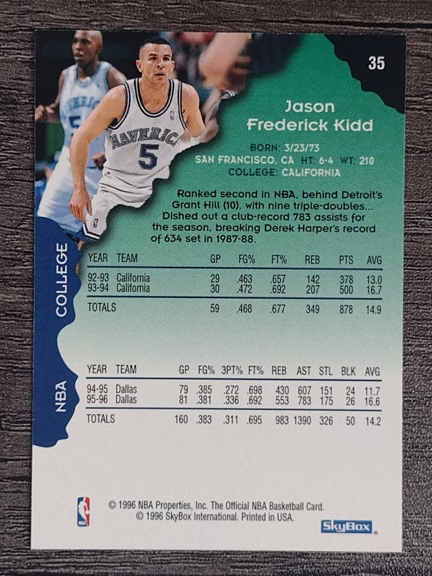1996-97 Hoops #35 Jason Kidd